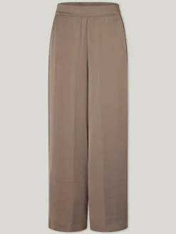 Palazzohose aus Satin