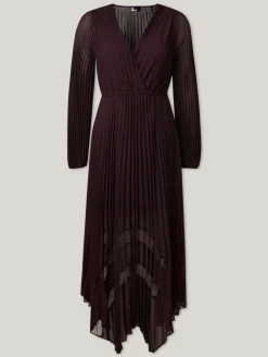 Plisseekleid mit Spitze