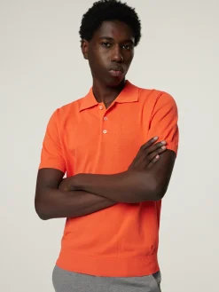 Poloshirt aus Feinstrick