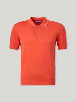 Poloshirt aus Feinstrick