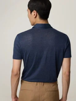 Poloshirt aus Leinen