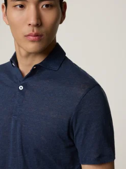 Poloshirt aus Leinen