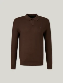 Poloshirt aus Strick