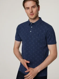 Poloshirt im Custom Slim Fit