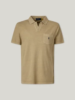Poloshirt mit Leinen