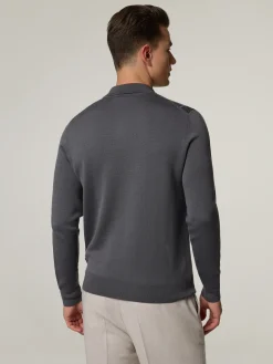 Poloshirt mit Schurwolle