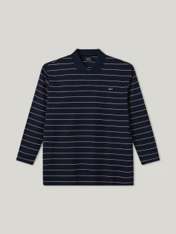 Poloshirt mit Streifen