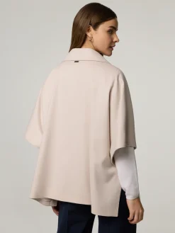 Poncho aus Schurwolle