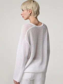 Pullover aus Lochstrick