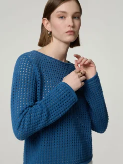 Pullover aus Lochstrick