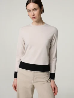 Pullover mit Blockstreifen