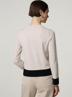 Pullover mit Blockstreifen