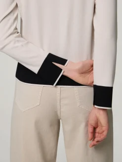 Pullover mit Blockstreifen