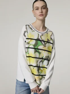 Pullover mit Blumenmotiv