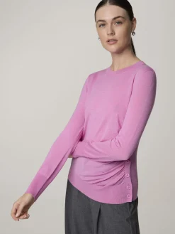 Pullover mit gerafften Details