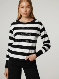 Pullover mit Pailletten