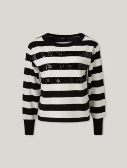 Pullover mit Pailletten