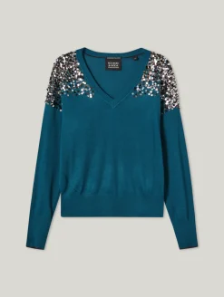 Pullover mit Pailletten