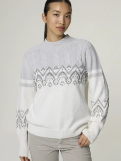 Pullover mit Strasssteinen