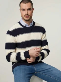 Pullover mit Streifen