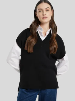 Pullunder aus Wolle und Kaschmir