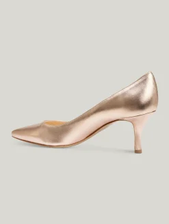 Pumps im Metallic Look