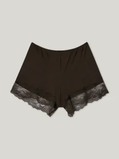 Pyjamashorts mit Spitze