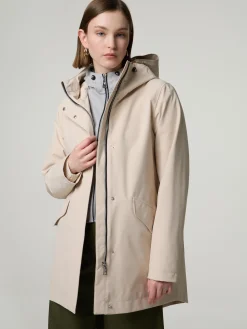 Regenmantel mit Blende