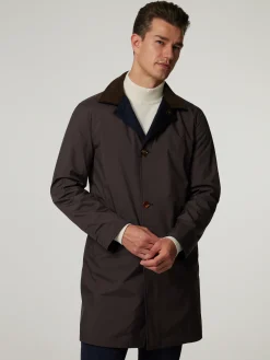 Reversibler Mantel aus Kaschmir