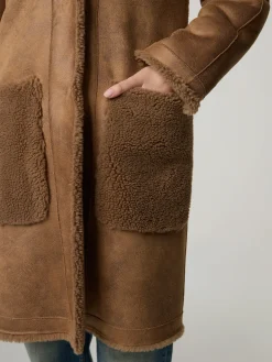 Reversibler Teddymantel AISHA