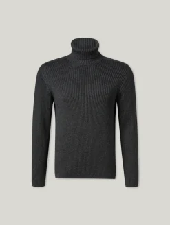 Rollkragenpullover aus Baumwolle