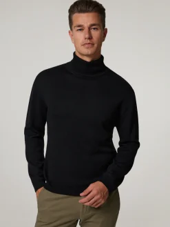 Rollkragenpullover aus Merino