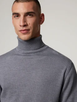 Rollkragenpullover aus Merino