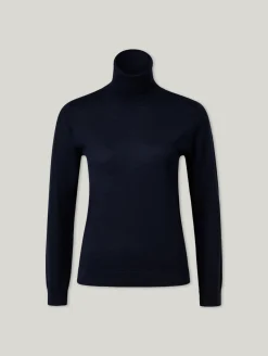 Rollkragenpullover aus Merinowolle
