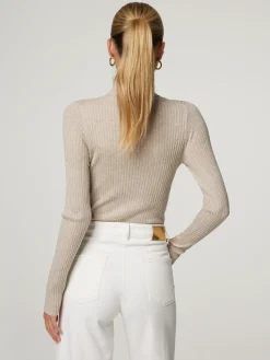 Rollkragenpullover aus Wolle