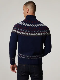 Rollkragenpullover aus Wolle