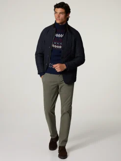 Rollkragenpullover aus Wolle