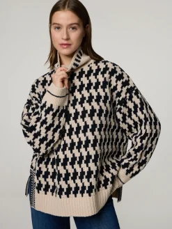 Rollkragenpullover aus Wolle