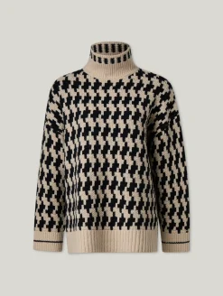 Rollkragenpullover aus Wolle