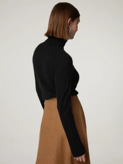 Rollkragenpullover mit Kaschmir