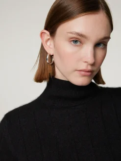 Rollkragenpullover mit Kaschmir