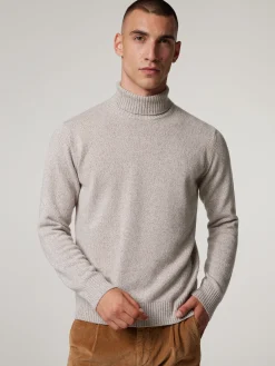Rollkragenpullover mit Merino
