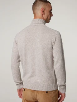 Rollkragenpullover mit Merino