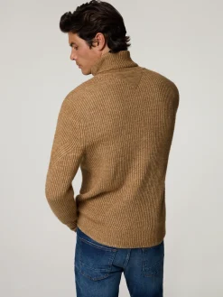 Rollkragenpullover mit Wolle