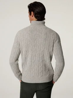 Rollkragenpullover mit Wolle