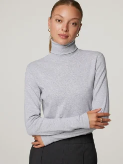 Rollkragenshirt aus Baumwolle