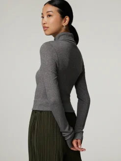 Rollkragenshirt mit Wolle