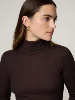 Rollkragenshirt mit Wolle