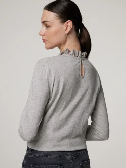 Rüschenshirt aus Bio-Baumwolle