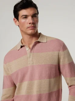 Rugbyshirt mit Leinen